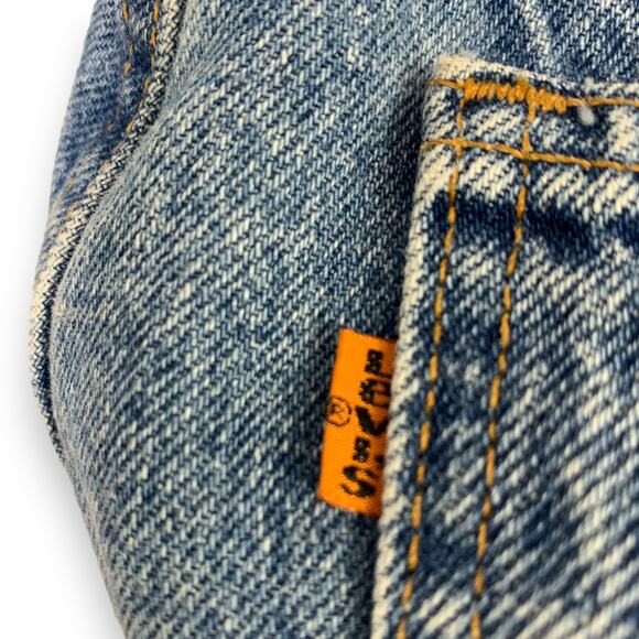Levis 951 Orange Tab Mom Jeans Size 12 M Relaxed Fit 32X31 100% Cotton USA 90s - Picture 9 of 9